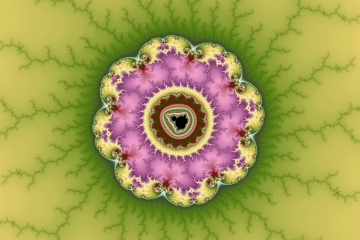 mandelbrot fractal image named Spring fractal