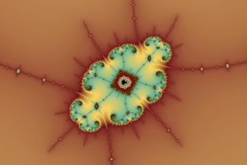 mandelbrot fractal image named Square brain