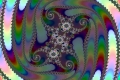Mandelbrot fractal image star kite