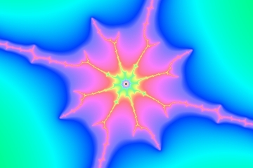 mandelbrot fractal image named star lotus