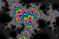 Mandelbrot fractal image Strange.