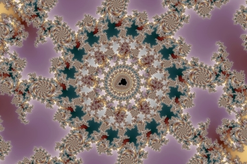 mandelbrot fractal image named Strange color.