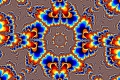 Mandelbrot fractal image Strong color