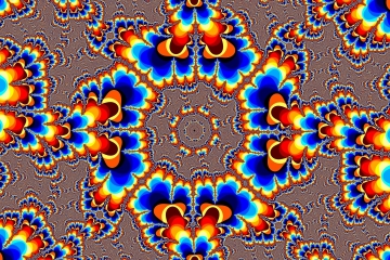 mandelbrot fractal image named Strong color