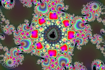 mandelbrot fractal image named Strong red....