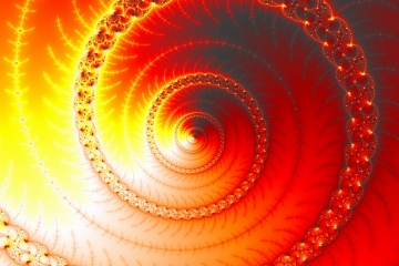 mandelbrot fractal image named Sun explosions