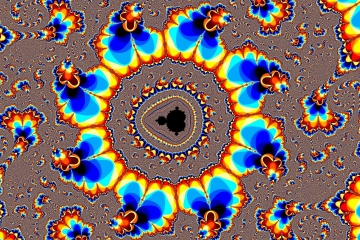 Mandelbrot fractal image named sun flower by pat197 mandelbrot fractal image named sun flower