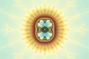 mandelbrot fractal image named sun king