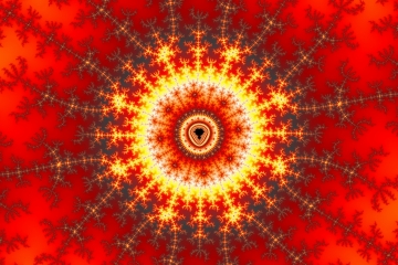 mandelbrot fractal image named Sun light