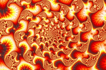 mandelbrot fractal image named sun stone well