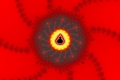Mandelbrot fractal image suns fade
