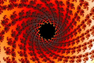mandelbrot fractal image named Sunset 2