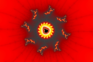 mandelbrot fractal image named Sunset light