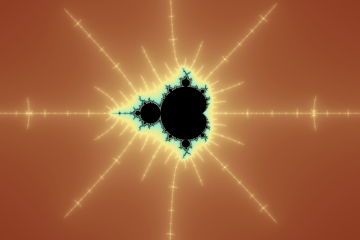 mandelbrot fractal image named sunset paradise