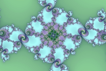 mandelbrot fractal image named Sweet blue