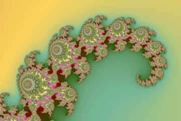 mandelbrot fractal image named Sweet color