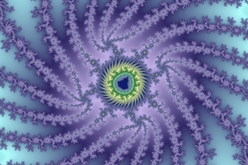 mandelbrot fractal image named Swirling Eye