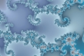Mandelbrot fractal image swirling waves
