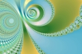 Mandelbrot fractal image swirly duet