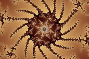 mandelbrot fractal image named sword emblem