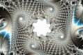 Mandelbrot fractal image tangled up in blu