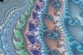 Mandelbrot fractal image Tapestry 23