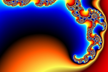 mandelbrot fractal image named the wave