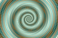 Mandelbrot fractal image Time spiral