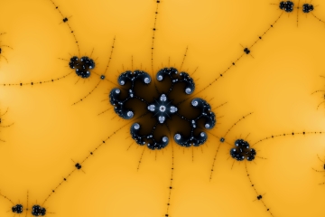Mandelbrot fractal image named torn by by Orbulon mandelbrot fractal image named torn by