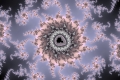 Mandelbrot fractal image Transparent pink