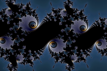 mandelbrot fractal image named Transverse Wave 2