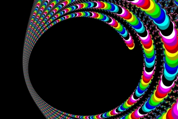 mandelbrot fractal image named Trippy Spiral