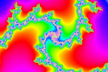 mandelbrot fractal image named triumvirate
