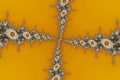 Mandelbrot fractal image tunnel