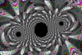Mandelbrot fractal image Tunnels