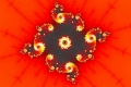 Mandelbrot fractal image twin