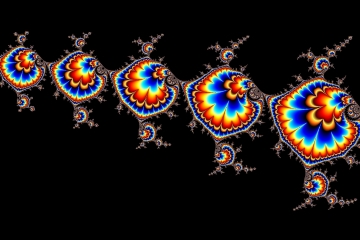 mandelbrot fractal image named UFO attack