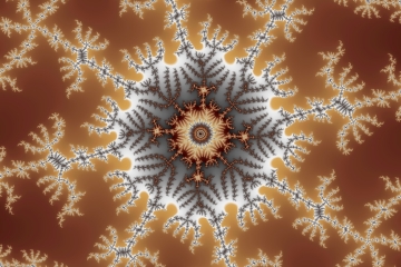 mandelbrot fractal image named undebrown