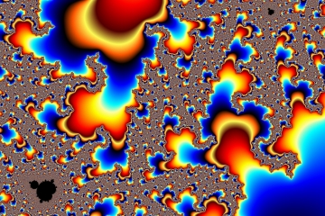mandelbrot fractal image named uno