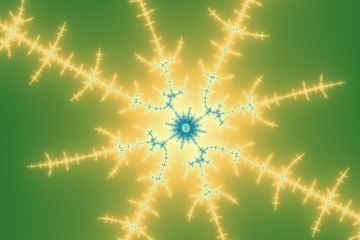 mandelbrot fractal image named vegetalfractal