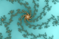 Mandelbrot fractal image versace