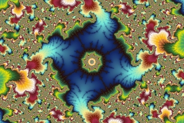 Mandelbrot fractal image named Very blue by Tanta mandelbrot fractal image named Very blue