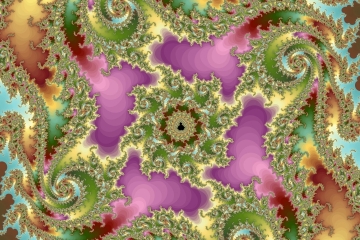 mandelbrot fractal image named Violet.
