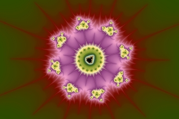 mandelbrot fractal image named Violet 2
