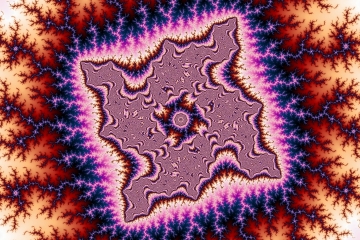 mandelbrot fractal image named Violet II