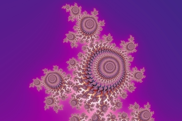 mandelbrot fractal image named Violet III