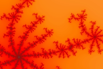 mandelbrot fractal image named Volcano Feathers