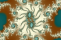 Mandelbrot fractal image wall trap