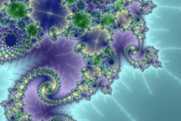 mandelbrot fractal image named water and ice