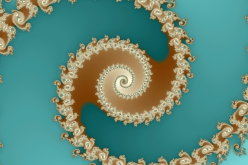 mandelbrot fractal image named water to earth